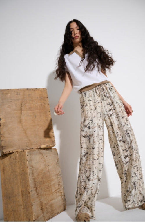 H20 PANTALONE PEVIDO FIORI TG M